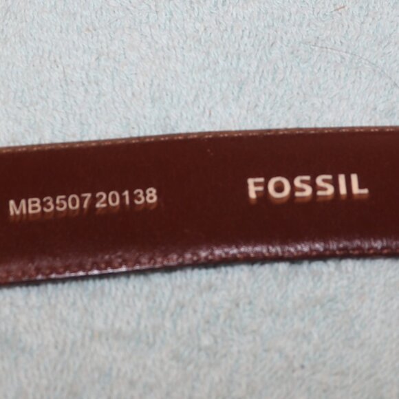 Fossil Men's Brown Belt Size 38 - Picture 5 of 9
